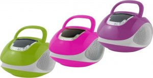Radioodtwarzacz Ravo BOOMBOX BM110 Radio Przenośny Głośnik Bluetooth USB AUX różowy 6