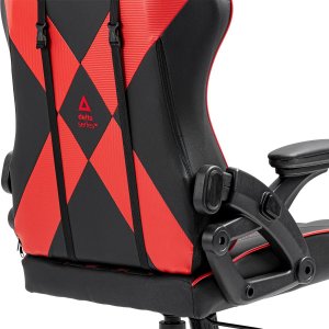 Fotel Kraken Feyton czarno-czerwony 11