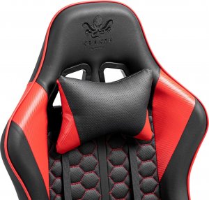 Fotel Kraken Feyton czarno-czerwony 15