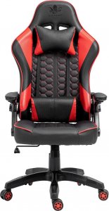 Fotel Kraken Feyton czarno-czerwony 4