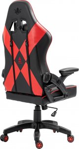 Fotel Kraken Feyton czarno-czerwony 8