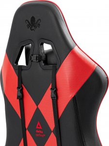 Fotel Kraken Feyton czarno-czerwony 10