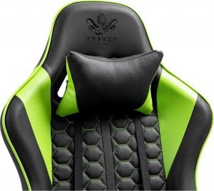 Fotel Kraken Feyton czarno-zielony 15