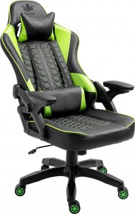 Fotel Kraken Feyton czarno-zielony 5