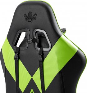 Fotel Kraken Feyton czarno-zielony 10