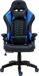 Fotel Kraken Feyton czarno-niebieski 4