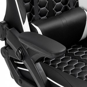 Fotel Kraken Feyton czarno-biały 12