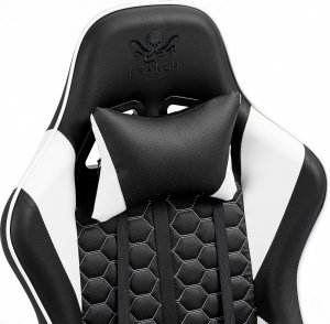 Fotel Kraken Feyton czarno-biały 14