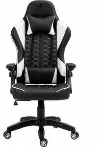 Fotel Kraken Feyton czarno-biały 4