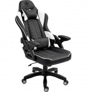 Fotel Kraken Feyton czarno-biały 5