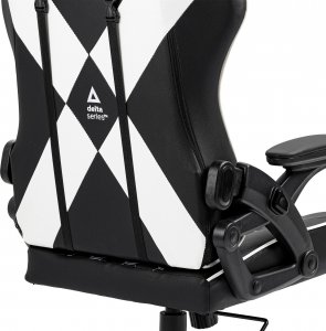 Fotel Kraken Feyton czarno-biały 10