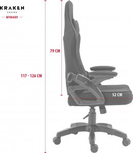 Fotel Kraken Feyton czarno-zielony 3