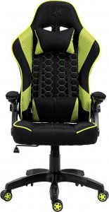 Fotel Kraken Feyton czarno-zielony 4