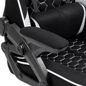 Fotel Kraken Feyton czarno-biały 12