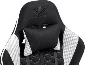 Fotel Kraken Feyton czarno-biały 14