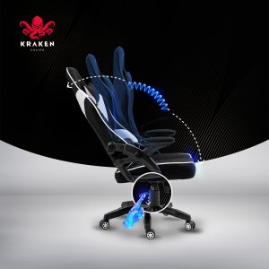 Fotel Kraken Feyton czarno-biały 17