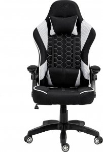 Fotel Kraken Feyton czarno-biały 4