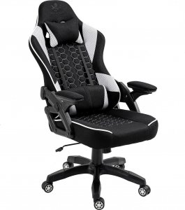 Fotel Kraken Feyton czarno-biały 5