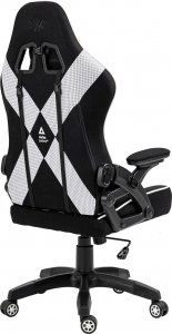 Fotel Kraken Feyton czarno-biały 8