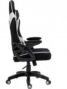 Fotel Kraken Feyton czarno-biały 9