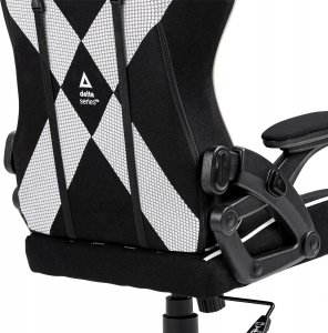 Fotel Kraken Feyton czarno-biały 10