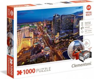 Clementoni 1000 elementów Las Vegas Virtual Reality (589685) 1