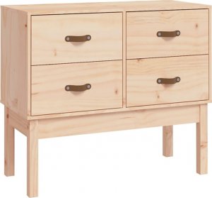 vidaXL Komoda, 90x40x78 cm, lite drewno sosnowe 2