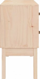 vidaXL Komoda, 90x40x78 cm, lite drewno sosnowe 5