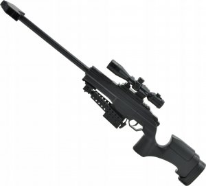 Skleplolki DUŻY KARABIN NA KULKI REPLIKA 6mm LUNETA LASER ASG 3