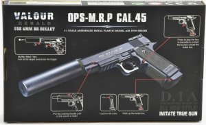 Skleplolki PISTOLET NA KULKI GLOCK ASG METAL 800 KUL 3