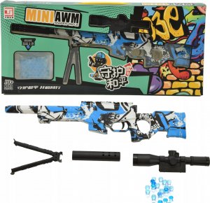 Skleplolki MINI KARABIN PISTOLET NA KULKI ŻELOWE AWM SNIPER 4