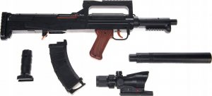Skleplolki WIELKI KARABIN MASZYNOWY NA KULKI LASER REPLIKA 3