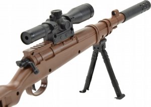 Skleplolki ZABAWKI DZIECI TŁUMIK MINI KARABIN NA KULKI ŻELOWE 5