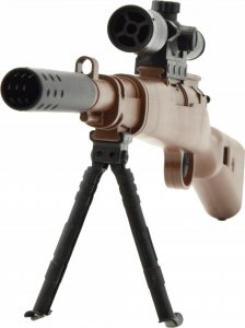 Skleplolki ZABAWKI DZIECI TŁUMIK MINI KARABIN NA KULKI ŻELOWE 7