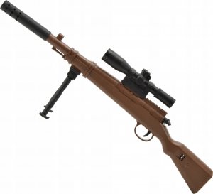 Skleplolki ZABAWKI DZIECI TŁUMIK MINI KARABIN NA KULKI ŻELOWE 10