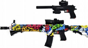 Skleplolki Karabin 2W1 Laser, kulki żelowe 2