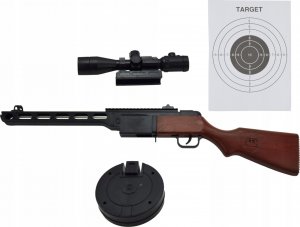 Skleplolki KARABIN PISTOLET NA KULKI PEPESZA 70CM LASER 6MM 5