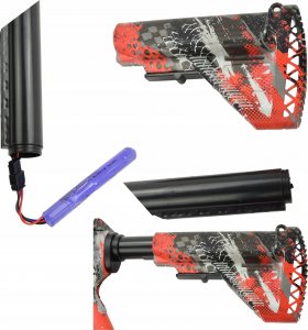 Skleplolki OGROMNY KARABIN PISTOLET KULKI ŻELOWE DUŻY ZESTAW 13