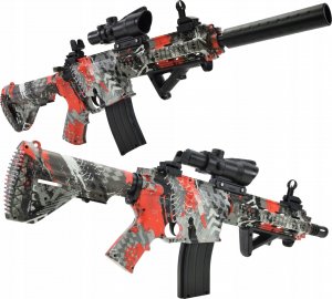 Skleplolki OGROMNY KARABIN PISTOLET KULKI ŻELOWE DUŻY ZESTAW 4