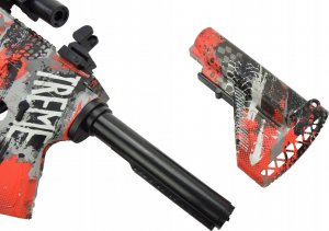 Skleplolki OGROMNY KARABIN PISTOLET KULKI ŻELOWE DUŻY ZESTAW 10