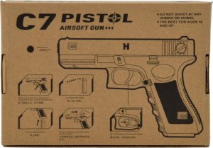 Skleplolki Pistolet Na Kulki Glock ASG + 800 kulek 2