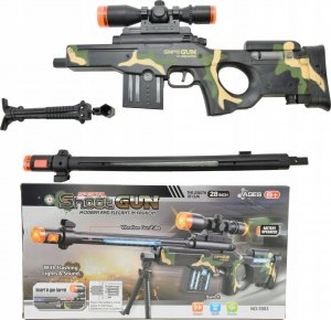 Skleplolki PISTOLET KARABIN SNAJPERKA ELEKTRYCZNY DŹWIĘKOWY 6