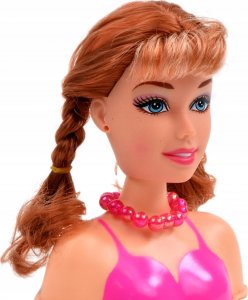 Skleplolki LALKA GŁOWA CZASANIA STYLIZACJI FRYZURY AKCESORIA 2