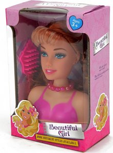 Skleplolki LALKA GŁOWA CZASANIA STYLIZACJI FRYZURY AKCESORIA 3