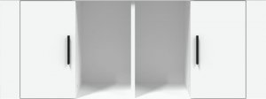 vidaXL Szafka pod TV, biała, 100x35x40 cm, materiał drewnopochodny 5