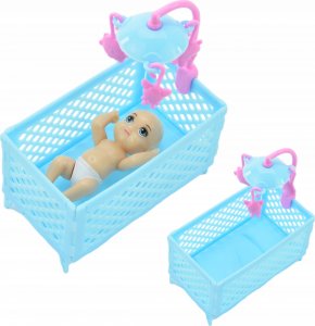 Skleplolki LALKA MAMA I BOBAS TYPU BARBIE AKCESORIA ZESTAW 5