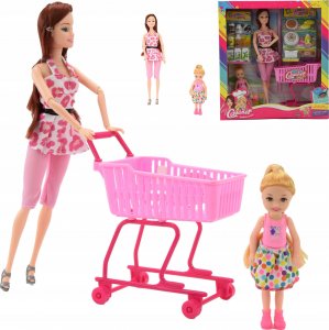 Skleplolki LALKA MAMA TYPU BARBIE ZAKUPY AKCESORIA ZESTAW 1