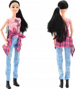 Skleplolki LALKA TYPU BARBIE DŻOKEJKA Z KONIEM DUŻY ZESTAW 4