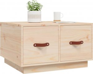 vidaXL Stolik kawowy, 60x53x35 cm, lite drewno sosnowe 4