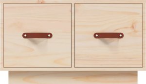 vidaXL Stolik kawowy, 60x53x35 cm, lite drewno sosnowe 6